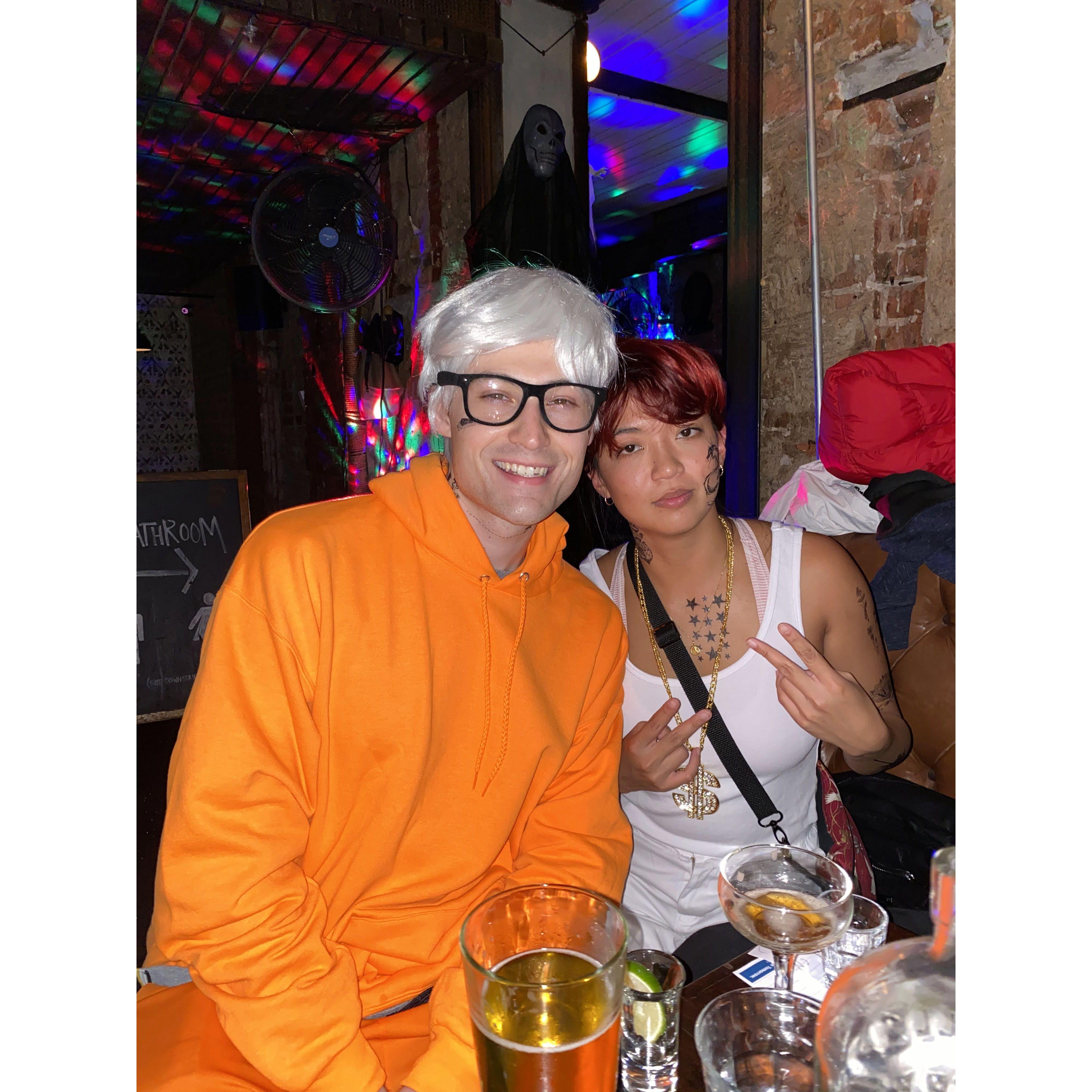 2021: Halloween in NYC ($5 to whoever can guess what we are)
