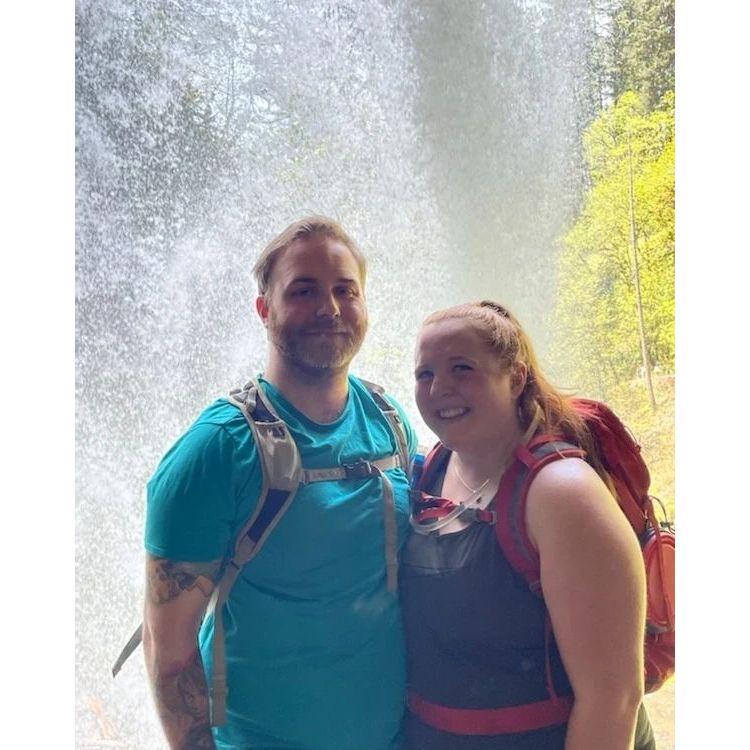 First time hiking Silver Falls together.