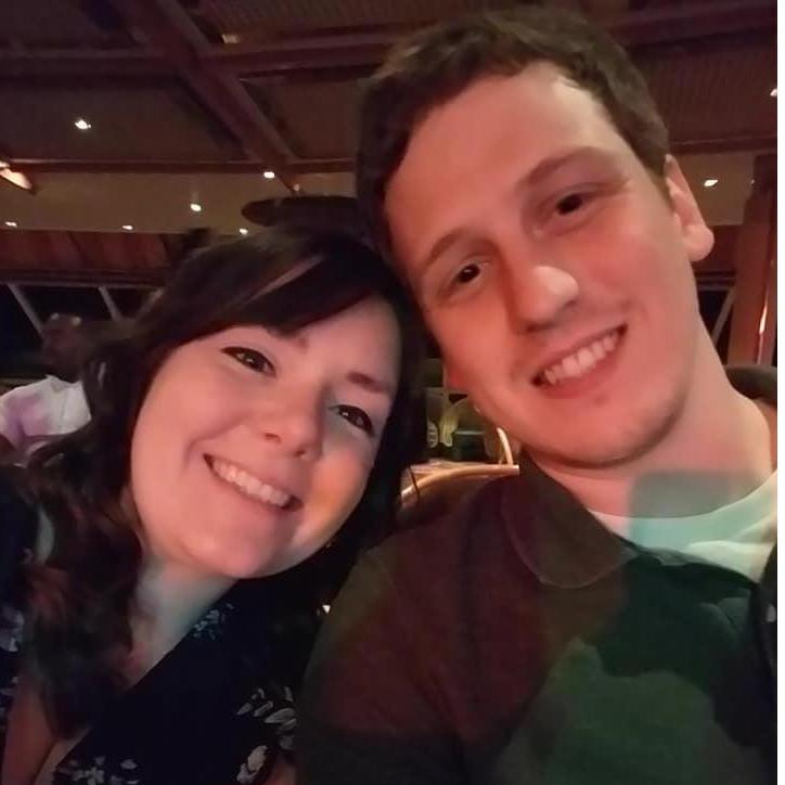 On the cruise, right after Zach proposed, at an "adult scavenger hunt".