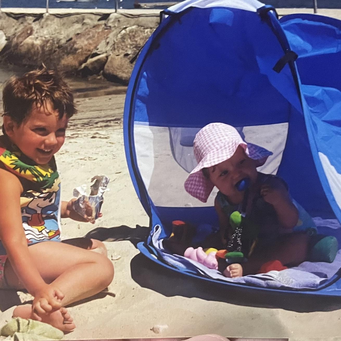 Cousin time at Pier Beach!