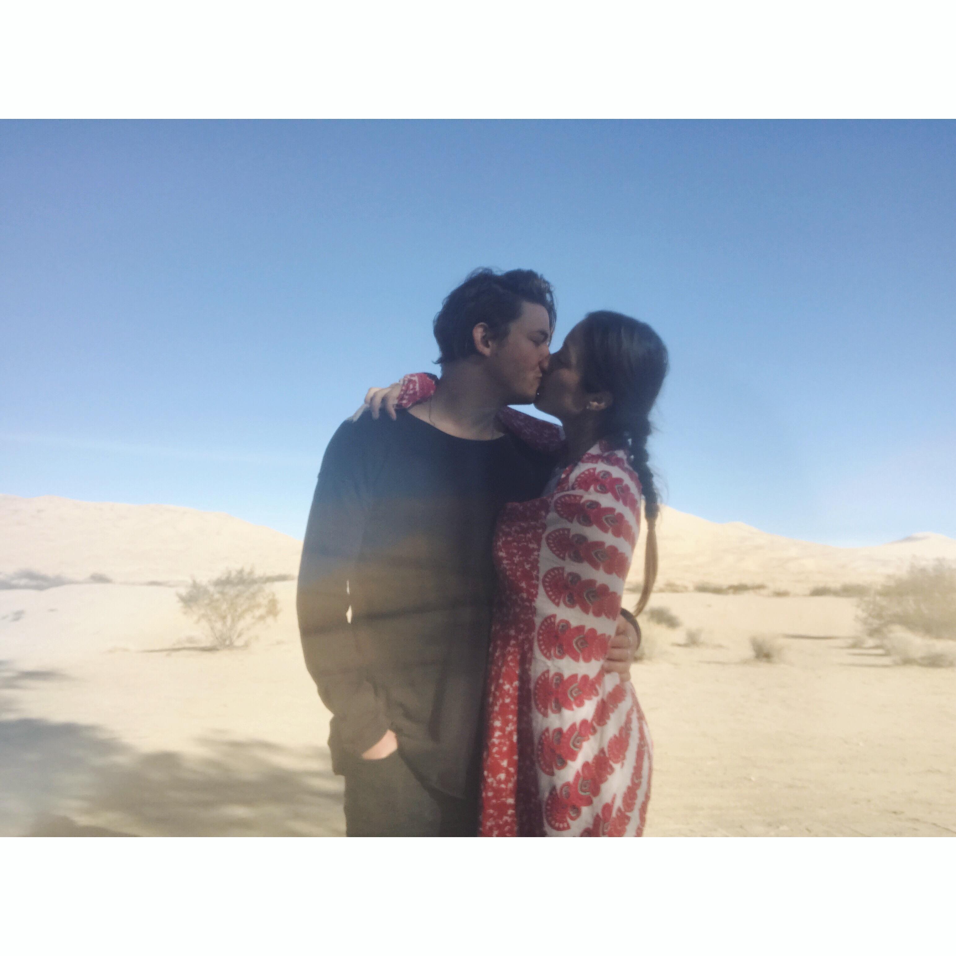 Camping - Mojave Desert Sand Dunes, California