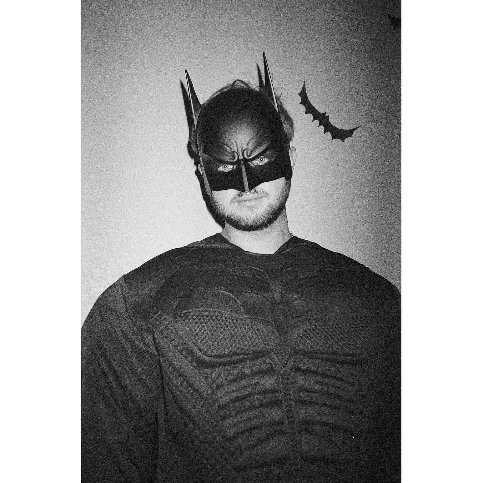He was Batman for Halloween!