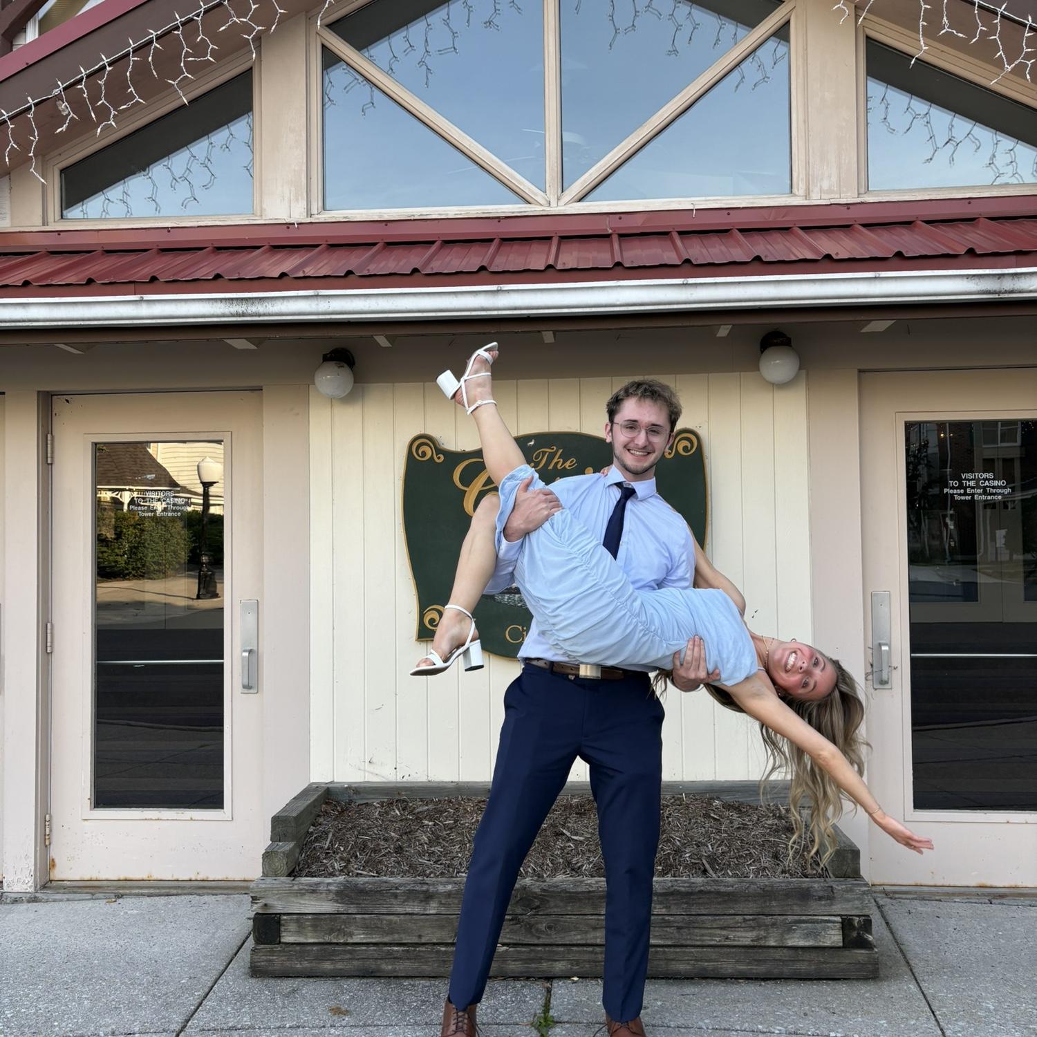 we take this picture at every wedding we attend together!