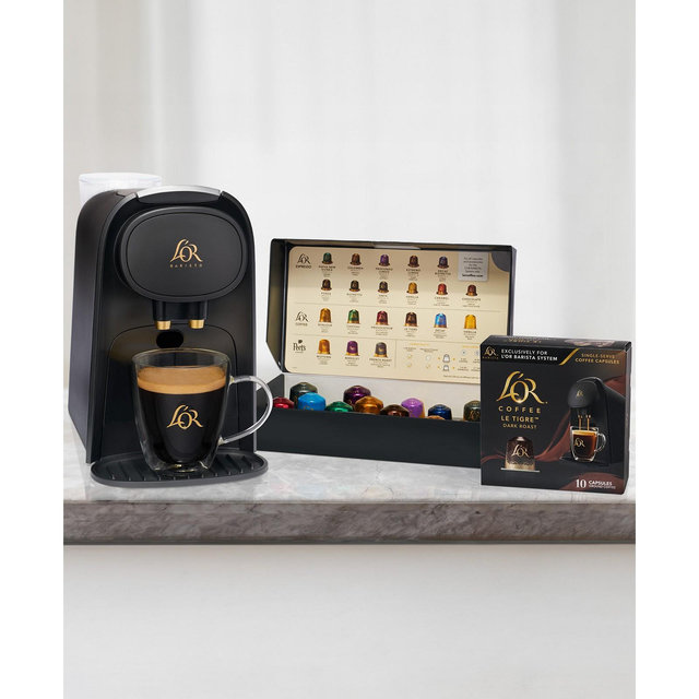 L'or Barista Single-Serve Coffee & Espresso Maker Bundle