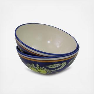 Citronique Deep Serving Bowl, Set of 2