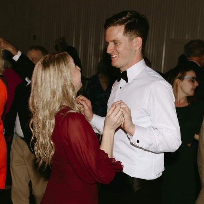 Dancing at Nick & Kara's wedding, Will's brother & sister in law's big day!