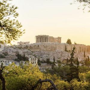 Sunset Stroll on Philopappos Hill