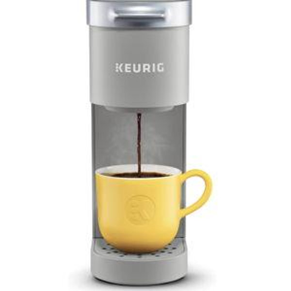Keurig K-Mini Single Serve K-Cup Pod Coffee Maker, 6 to 12oz Brew size, with Cord Storage, Perfect for Small Spaces, Studio Gray
