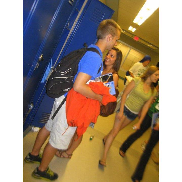 First year we shared a locker @ CHS - June 2010