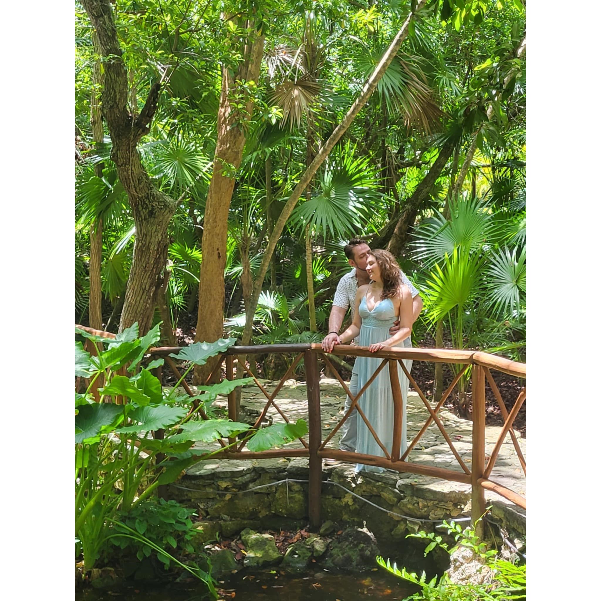 And coming full circle back to Mexico, where he popped the question...