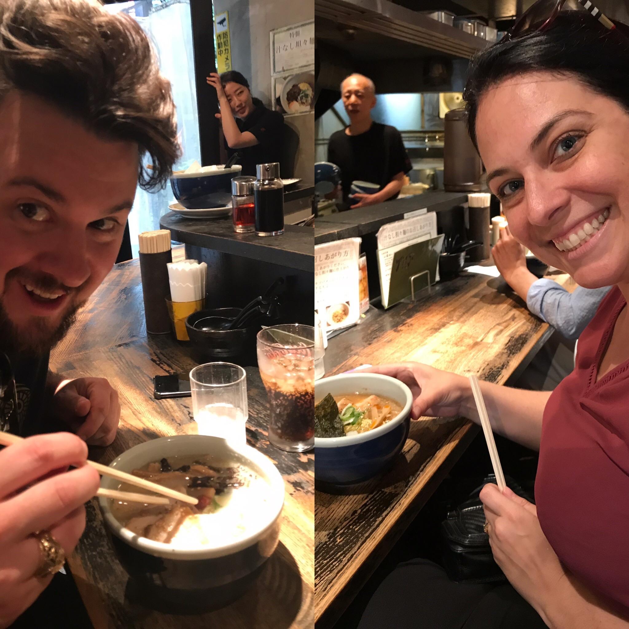 Quite possibly our favorite food experience in Japan, a random Ramen spot in Tokyo