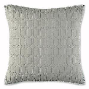 Nico European Pillow Sham in Grey/Aqua