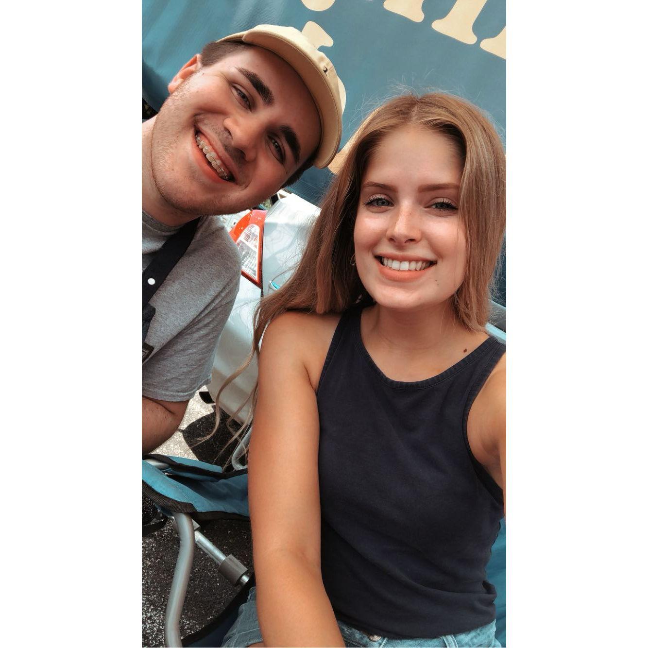 august 2021- yummy bread farmer's market stand