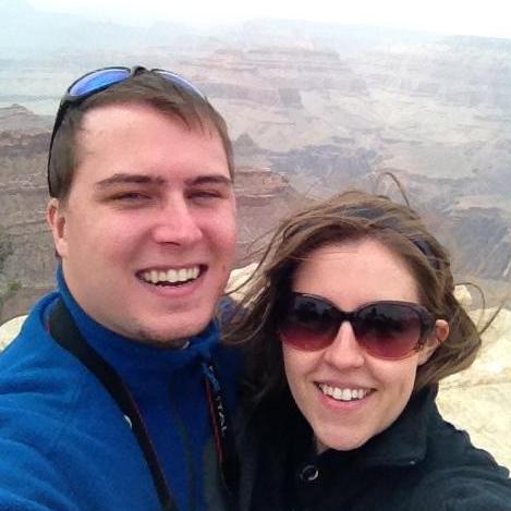 A very windy day at the Grand Canyon
