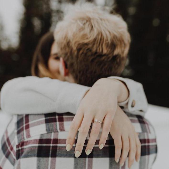 Our engagement photos by Maddy Hedman taken at Lake Wenatchee <3
