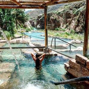 Hot springs in the Andes 🧖🏼‍♀️🧖🏼‍♂️