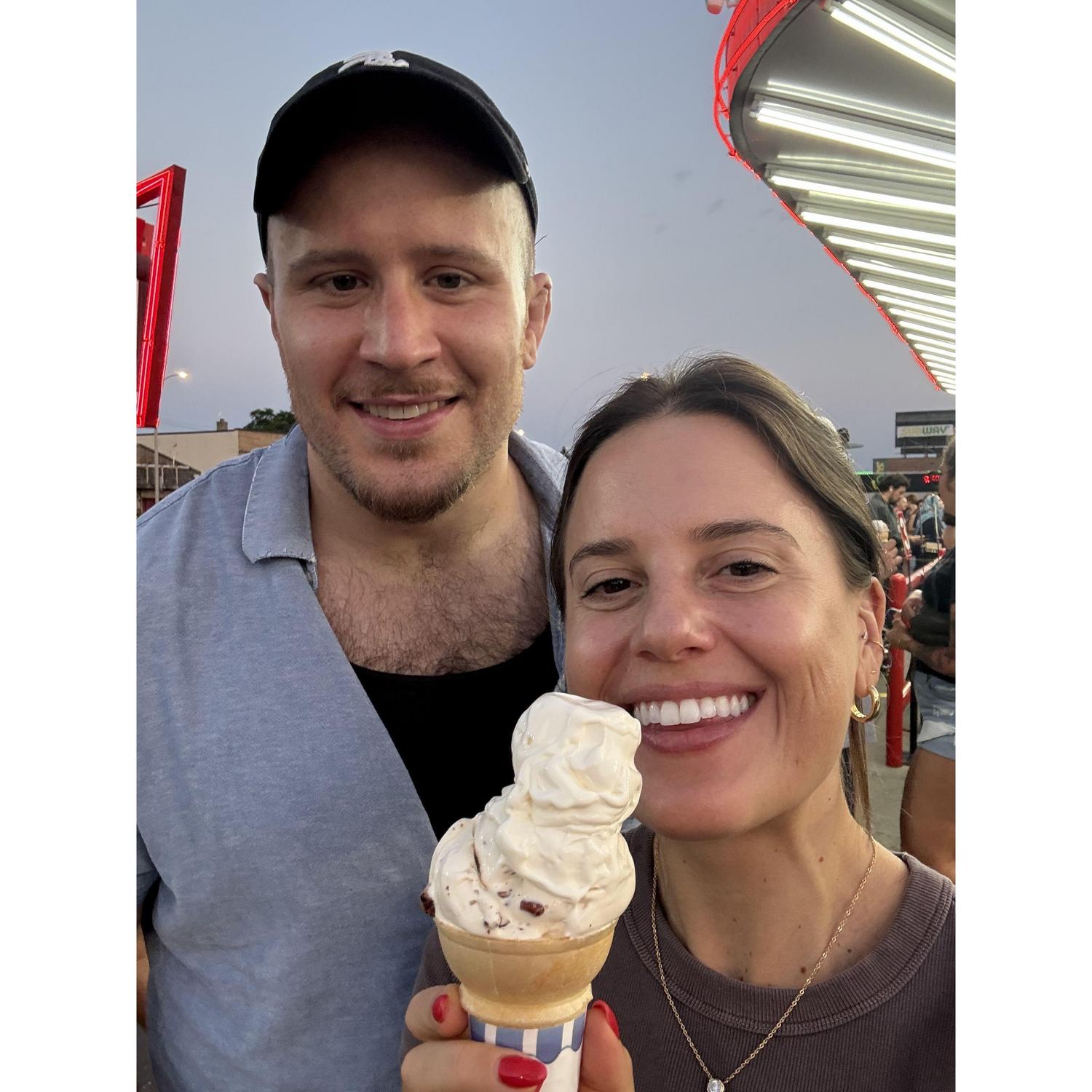 Leon's Custard in Milwaukee, June 2025