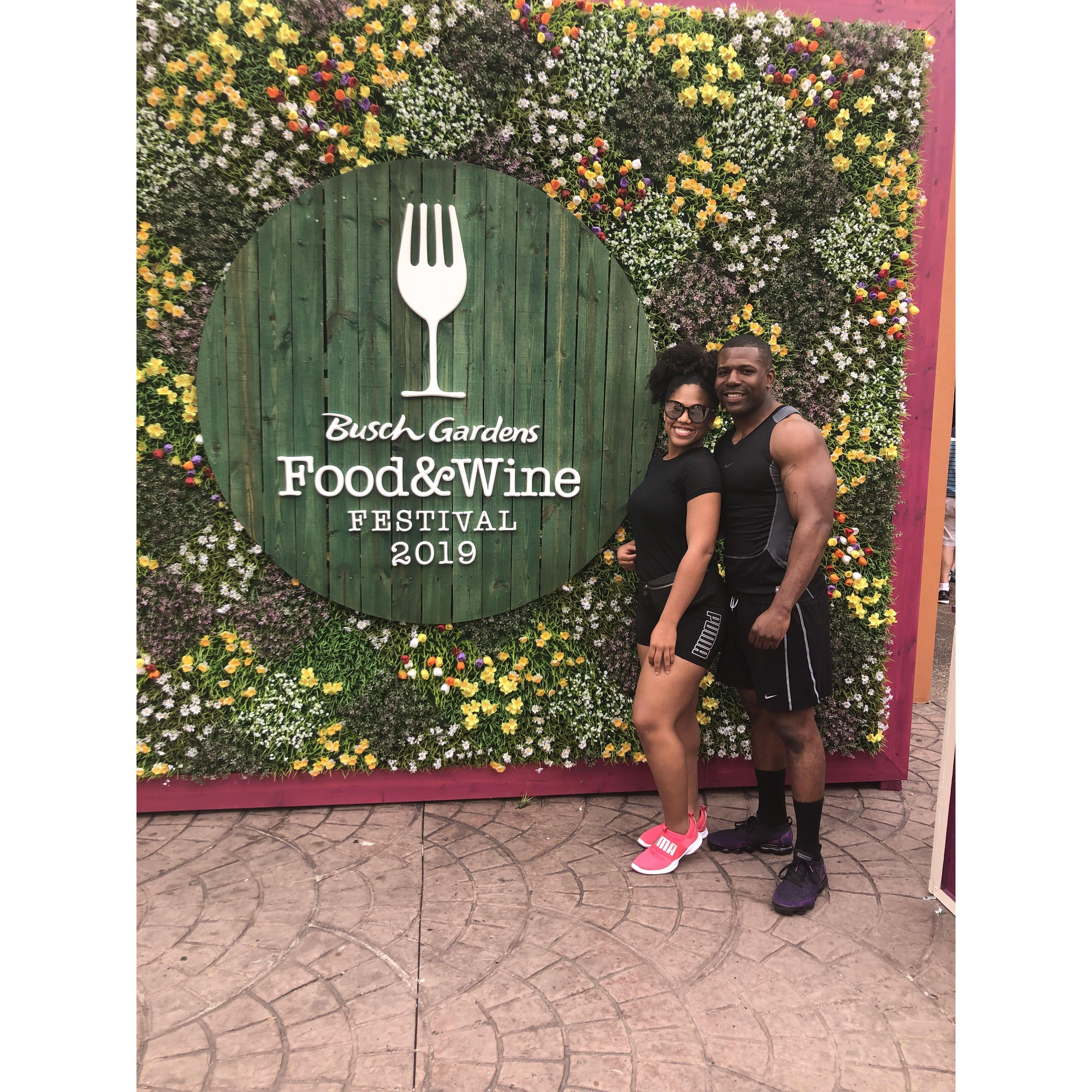 Busch Garden's Food & Wine Festival 2019