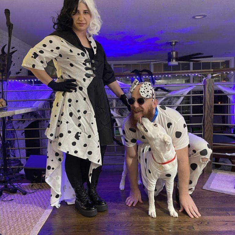 Halloween 2022 with Dexter. Live photo video of this picture available upon request.