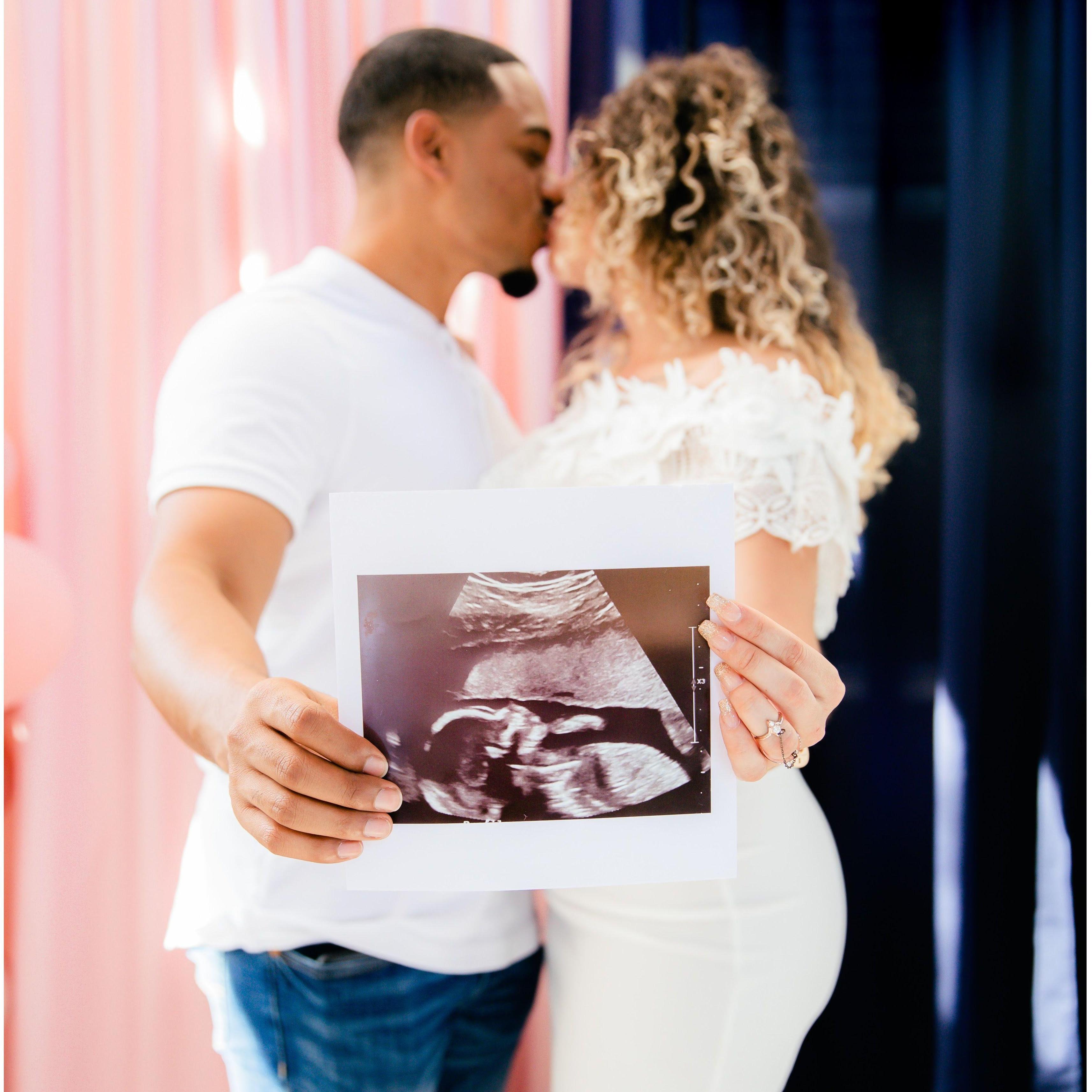 Then comes baby in a baby carriage!