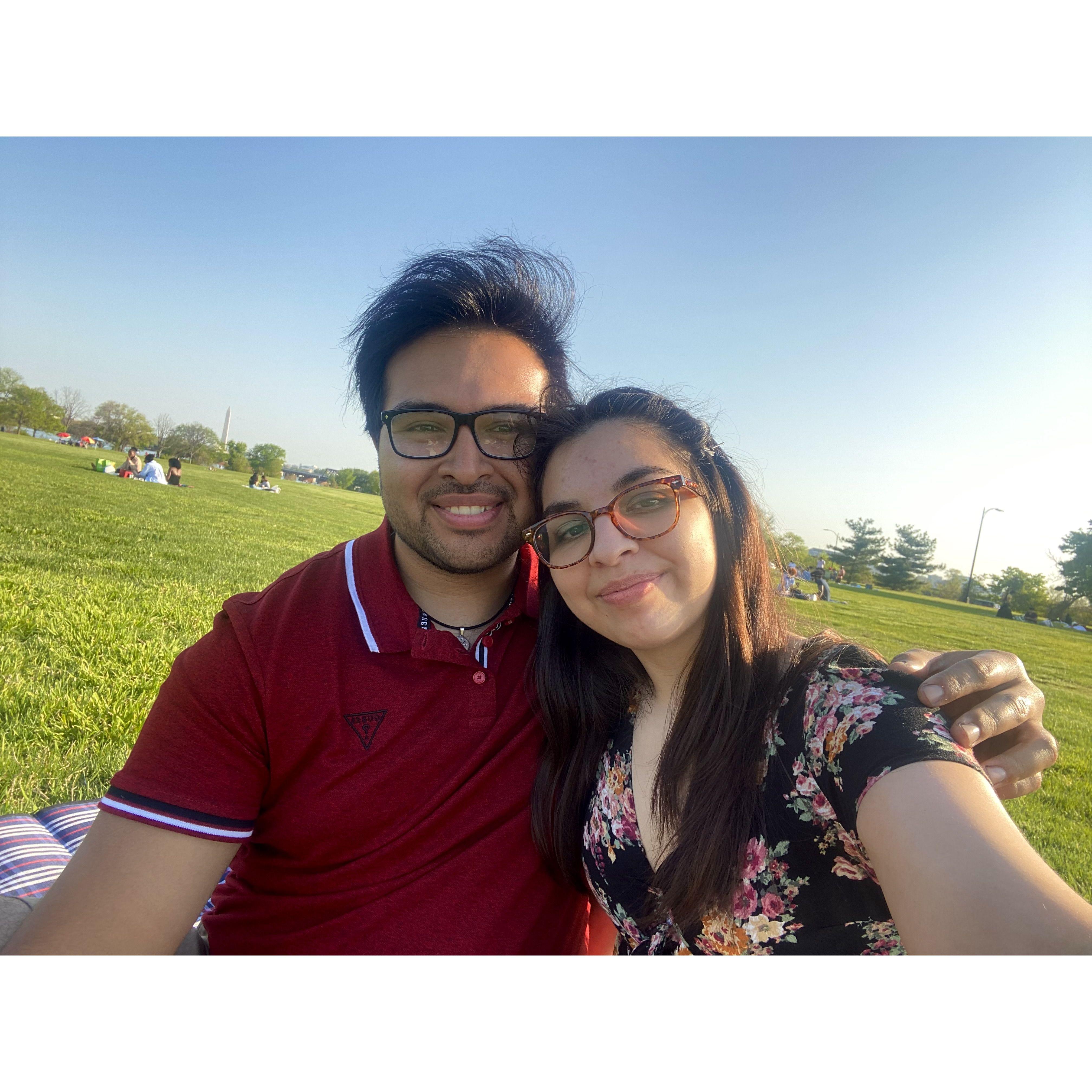 Our second date at Gravelly Point Park