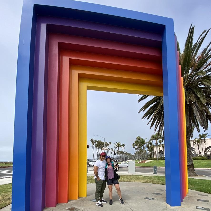 Chromatic Arch, Santa Barbara, CA, 2022.