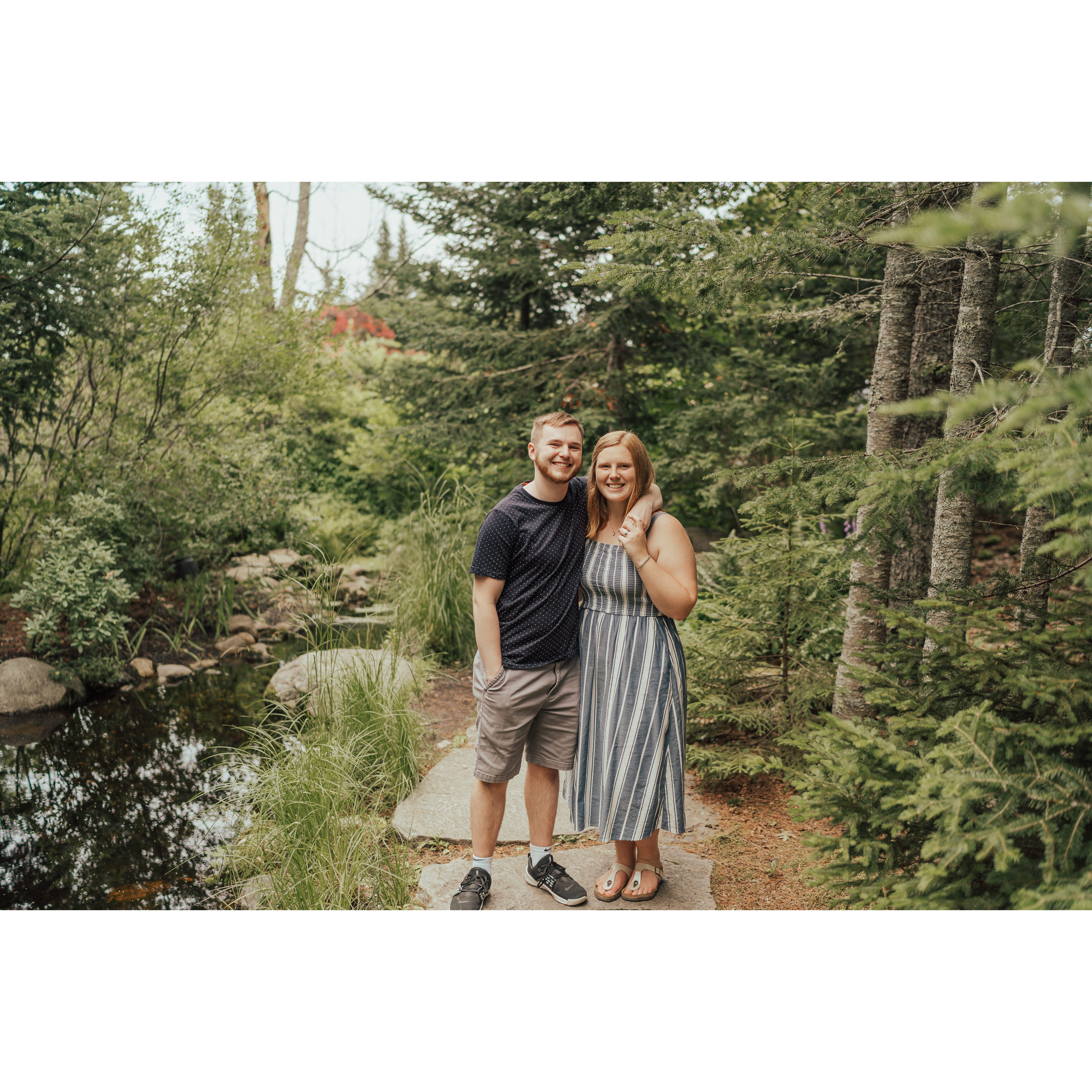Proposal day at the Botanical Gardens!