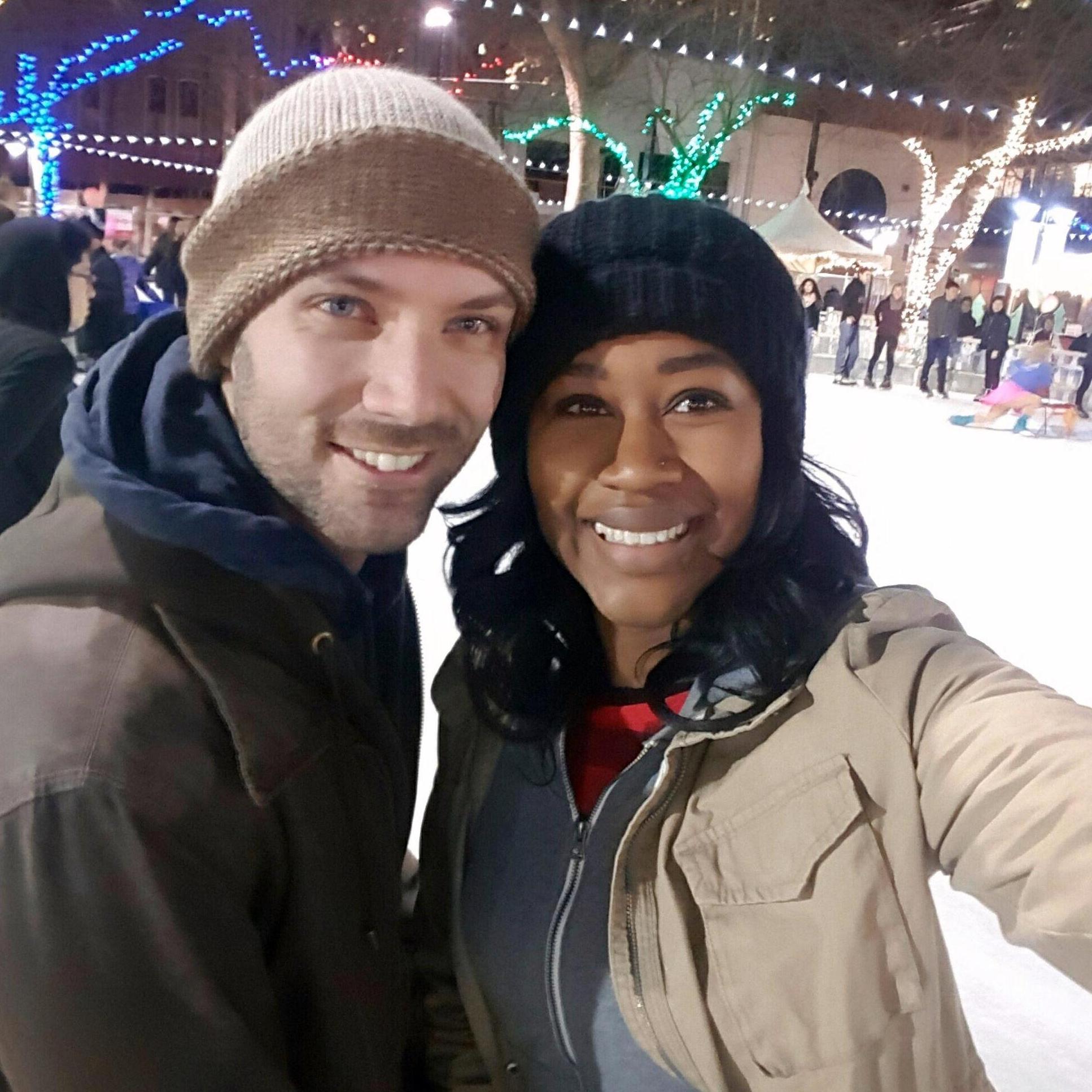 Ice skating with the youth group