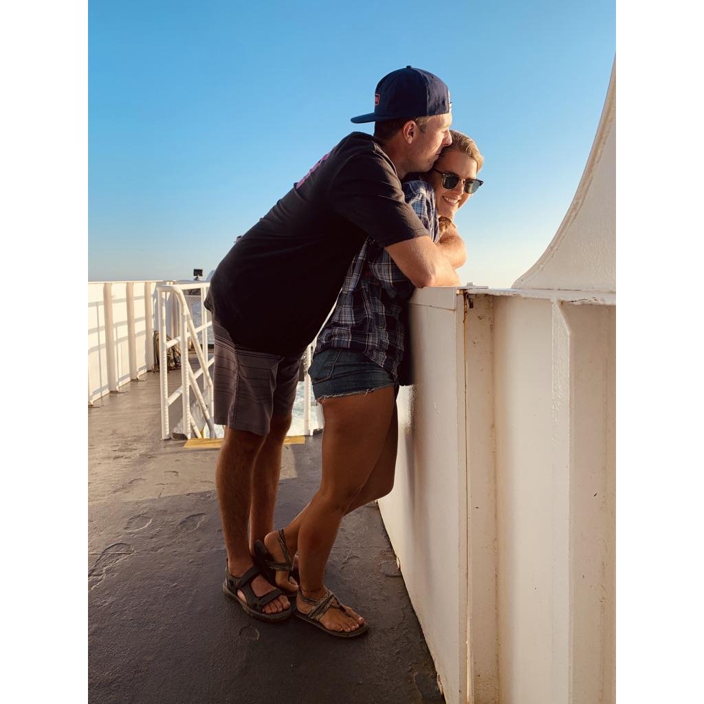 Taking the ferry to Block Island.
Rhode Island, 2019.