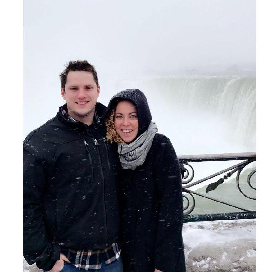 Jake's first trip to Niagara Falls wasn't in ideal conditions.