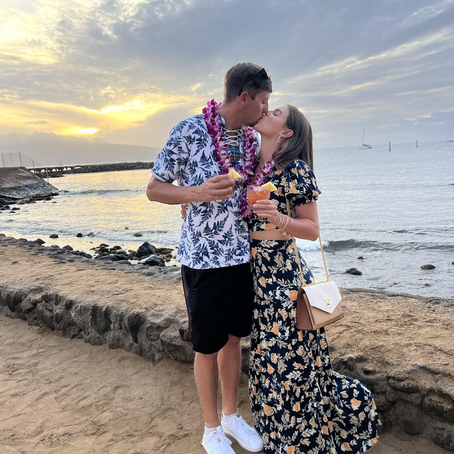 We went to a luau