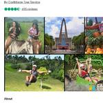 5 in 1 - Horseback riding, cacao farm, city tour, zip-line, dune buggy full day tour