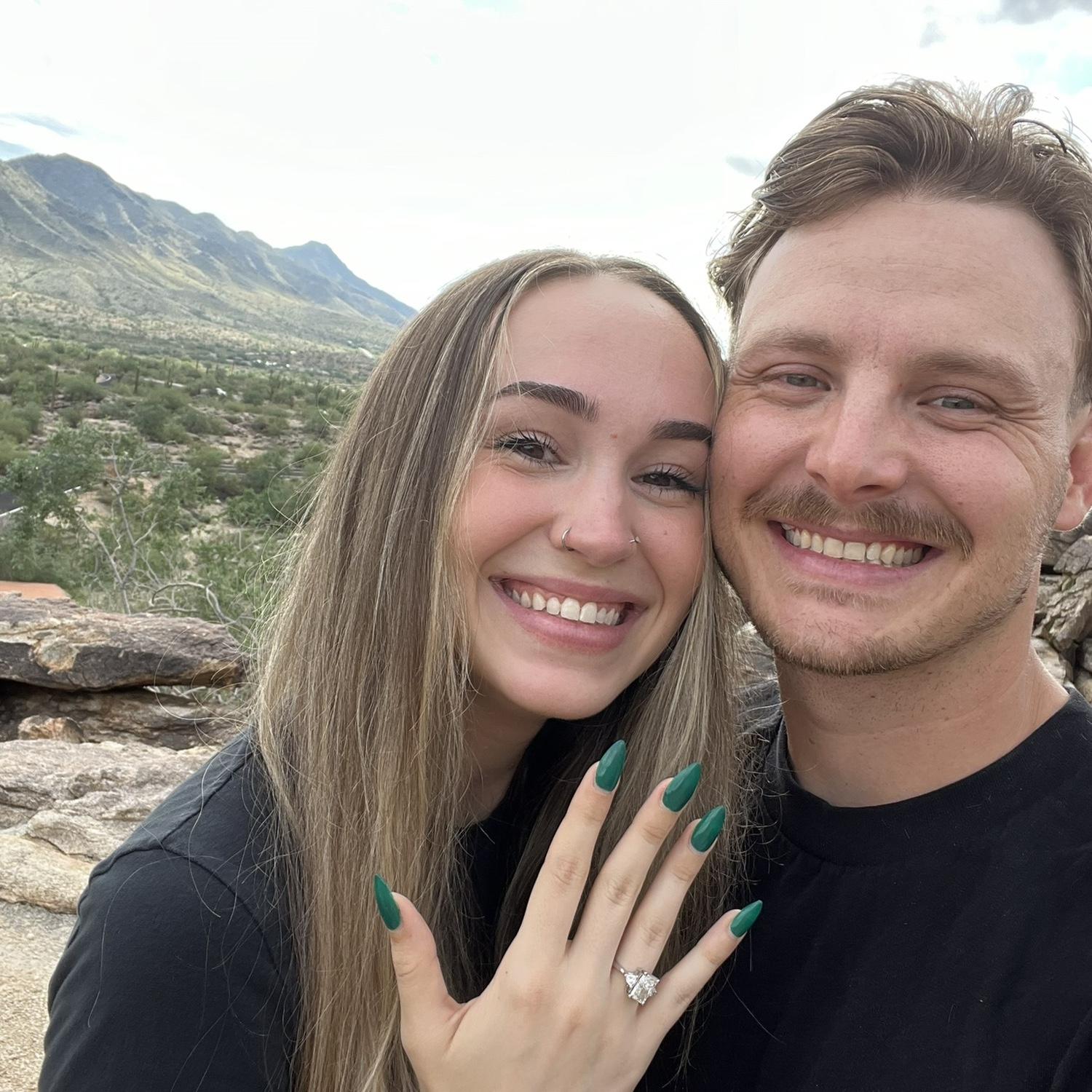 The day we got engaged 💍