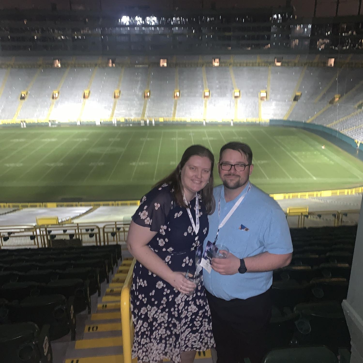 March 2024- (Dating for 5 months) Drexel event at Lambeau!