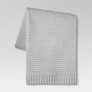 Chenille Throw Blanket (50"x60") - Light Gray - Threshold™