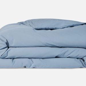 Organic Cotton Duvet Cover - King Size, Blue Marina
