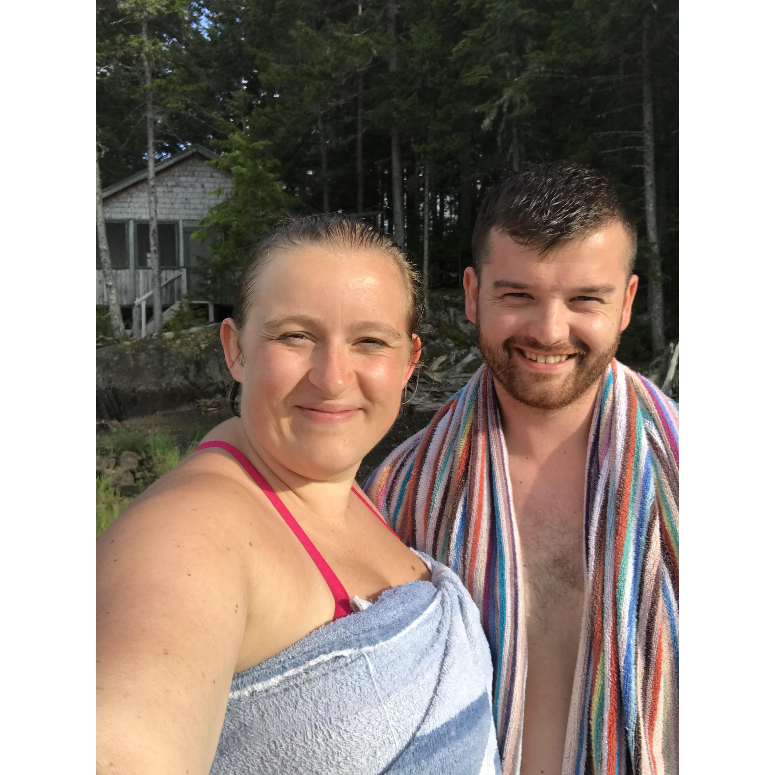 Owen's first trip to Chesuncook! Chesuncook Lake, Maine, July 2020.