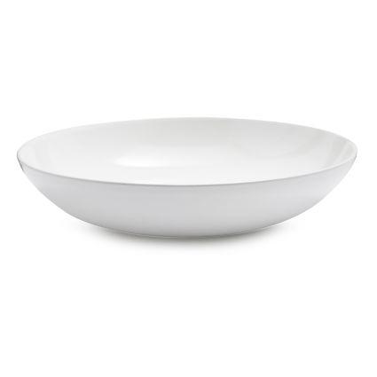 Italian Whiteware Curved Serving Bowl