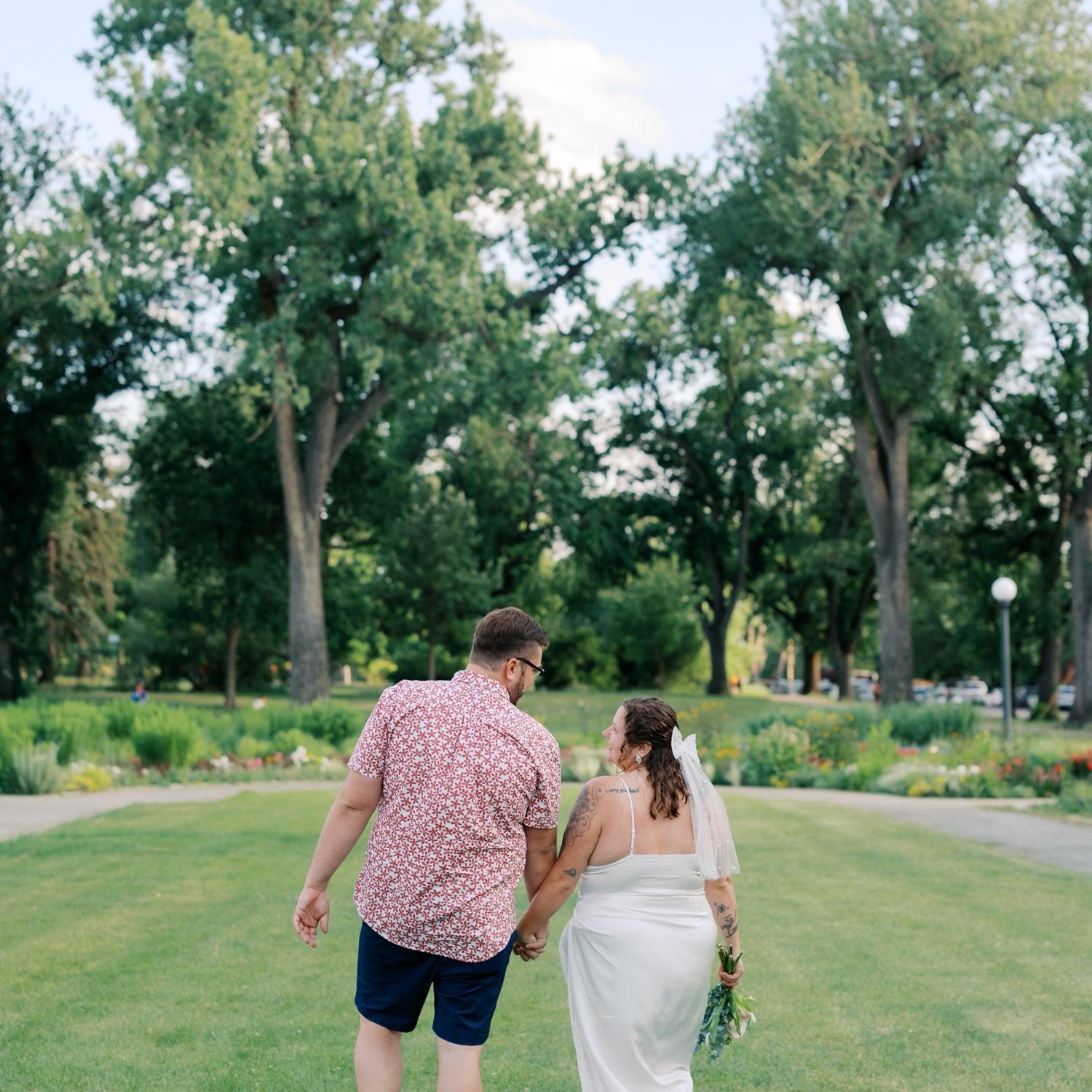 Engagement photos where we had our first date