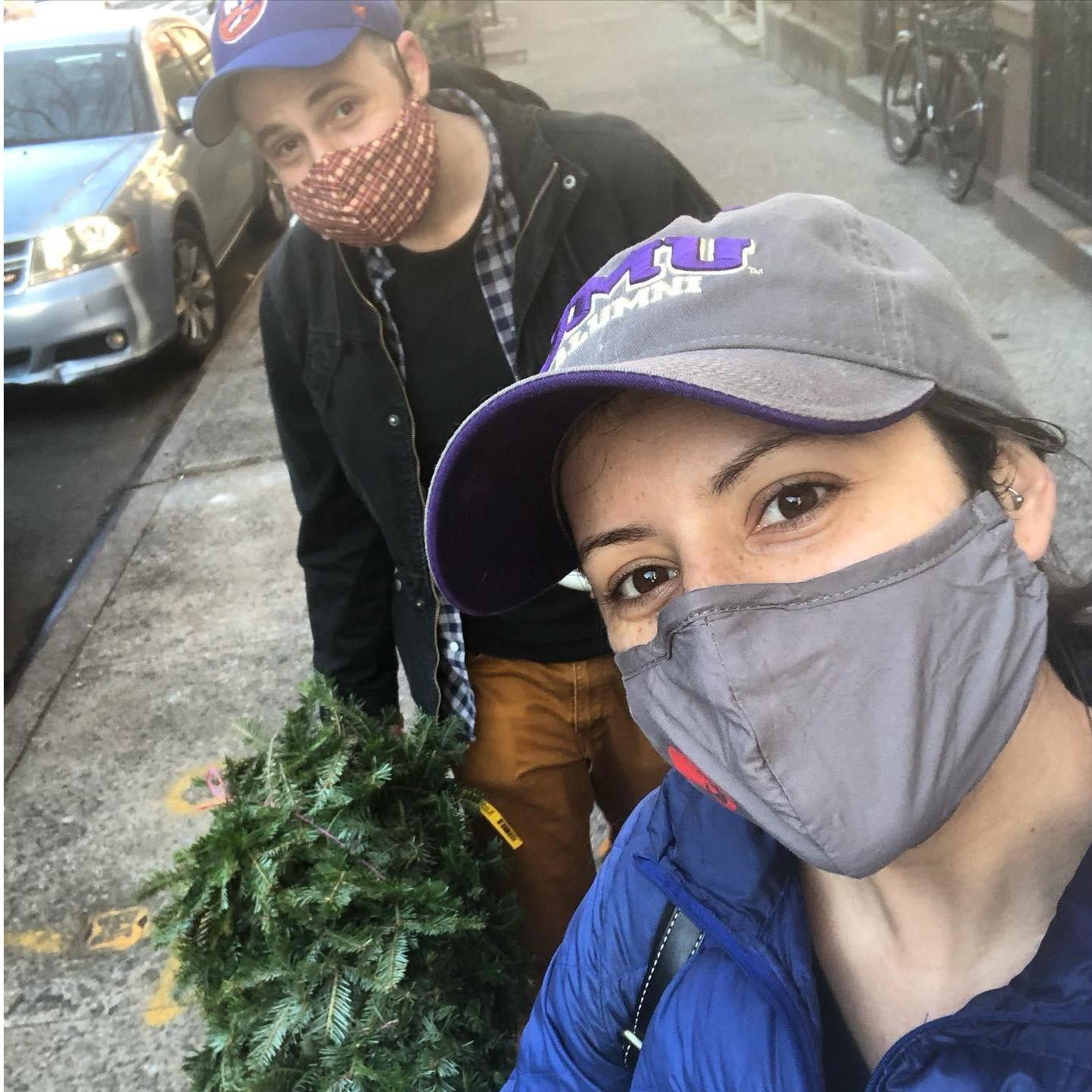 Buying our "Covid Christmas" tree for our Christmas in Brooklyn 2020