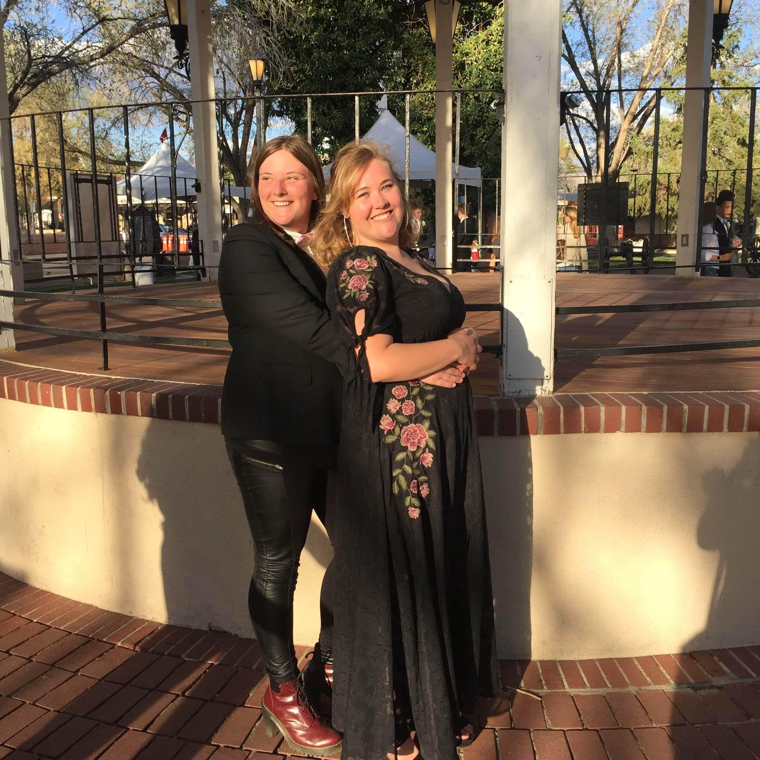 Quentin & Maryellen attended two senior proms together. Fun, dancing and a late night cinnamon roll from Frontier was had by all.