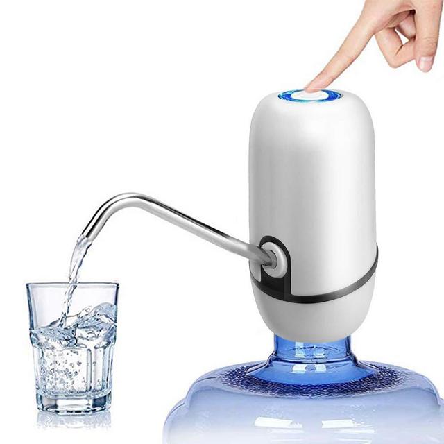 BANGMENG Water Bottle Pump,BPA-Free Electric Drinking Water Pump,USB Rechargeable Portable Water Dispenser,Automatic Shut-off Water Pump Dispenser for Universal 5 Gallon Bottles…