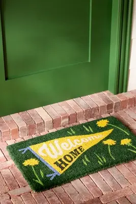 Welcome Home Pennant Coir Printed Doormat