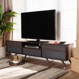Naoki TV Stand with Drop-Down Compartments