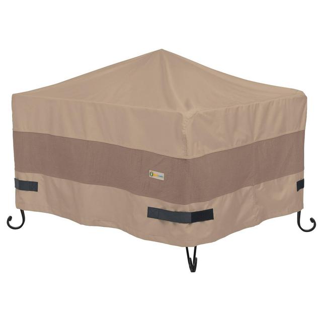 50" Elegant Square Fire Pit Cover - Duck Covers