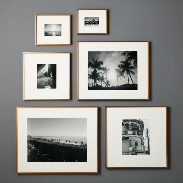 Gallery Brass Frames with White Mats