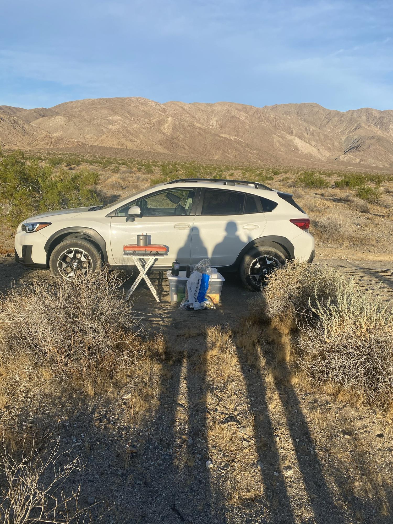 2019: Camping in the desert in Anza Borego