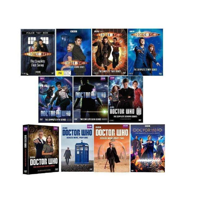 Doctor Who - Complete Collection, DVD (Series Seasons 1-12, 1,2,3,4,5,6,7,8,9,10, 11,12 Bundle) Region 1 for US and Canada By Royal Signet Entertainment