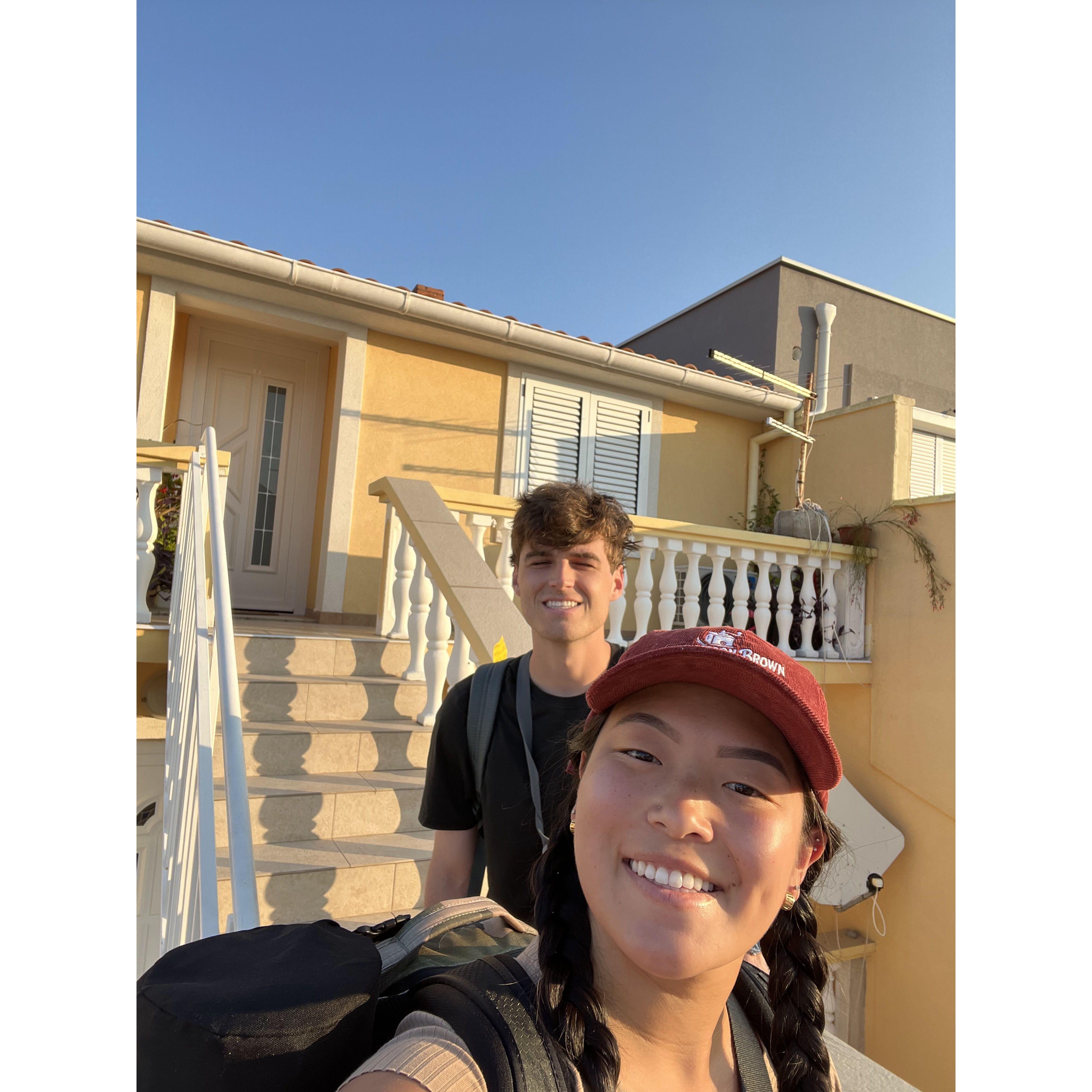 Backpacking from one Airbnb to the next in Croatia