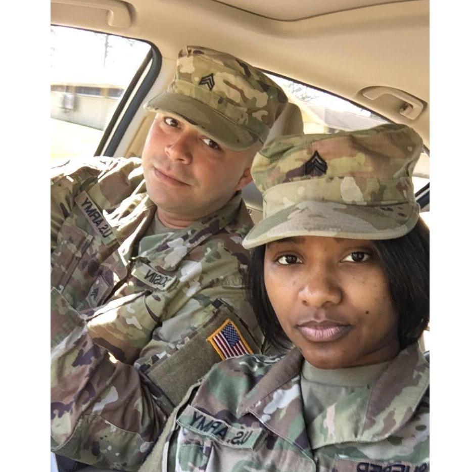 The Army brought them together. True love keeps them together.